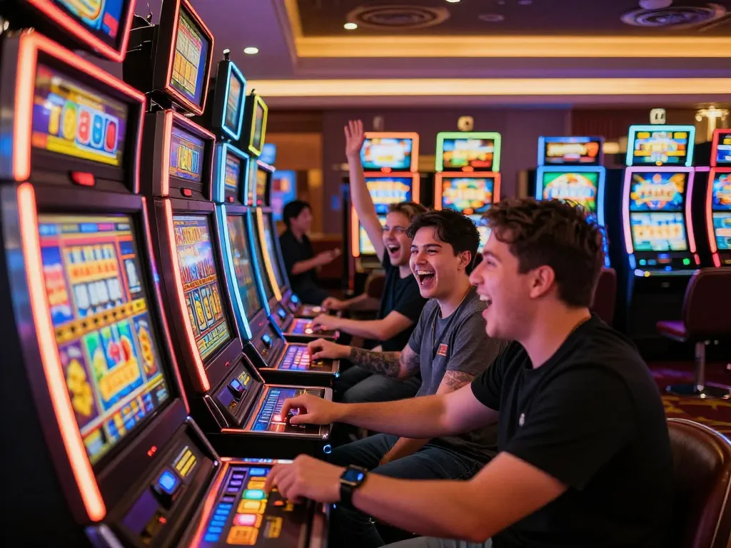 Player spinning the reels on a TG88 CAM slot machine, enjoying an exciting gaming experience