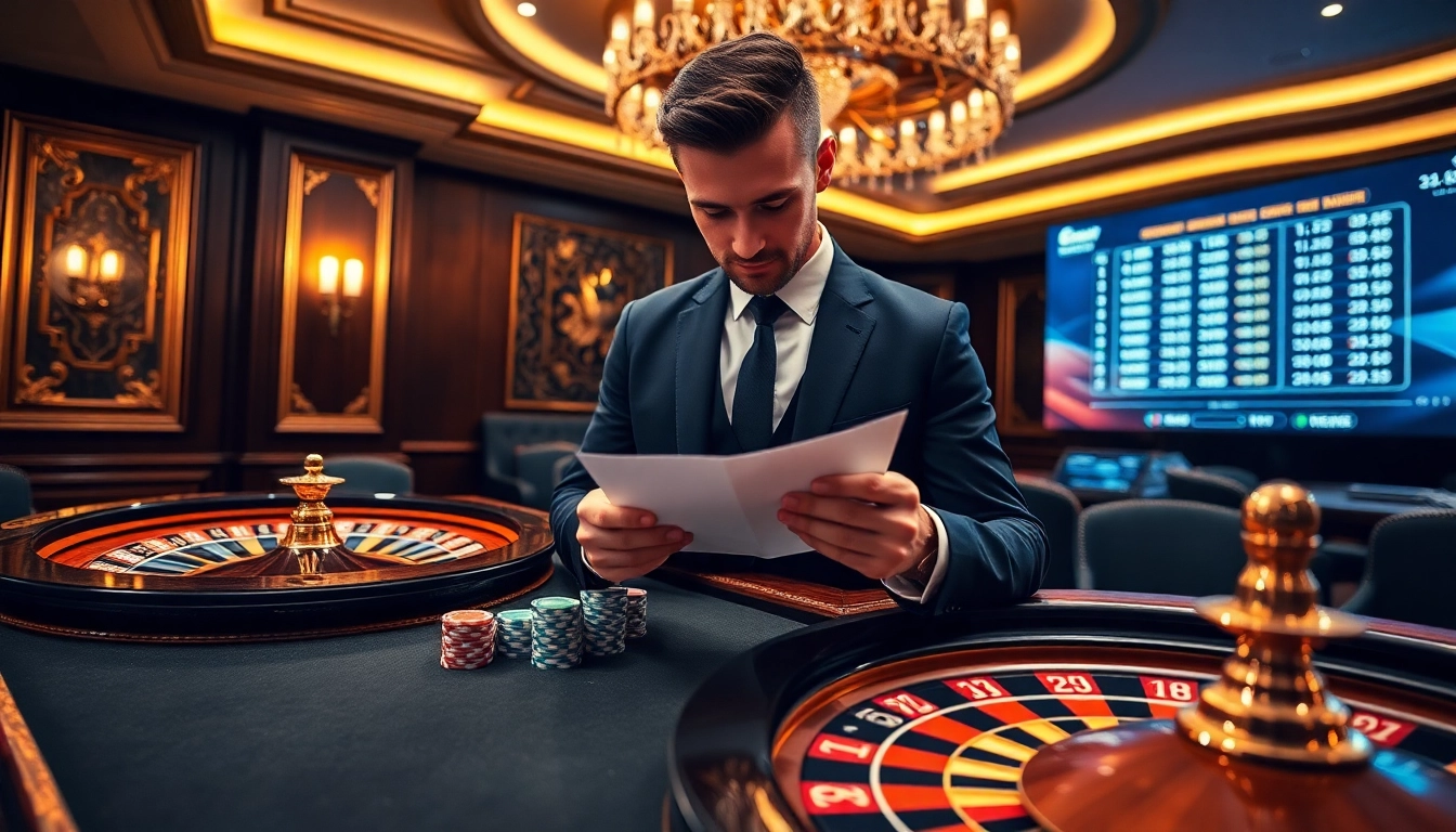 Experience thrilling gaming strategies with luxury138 in a lavish casino atmosphere.