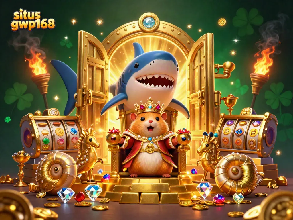 Menangkan jackpot dan rasakan keajaiban di situs gwp168 dengan ilustrasi kasino yang penuh warna.