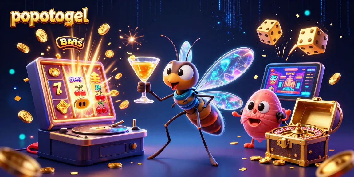 Experience popotogel with an exciting online casino scene featuring dynamic characters and vibrant games.