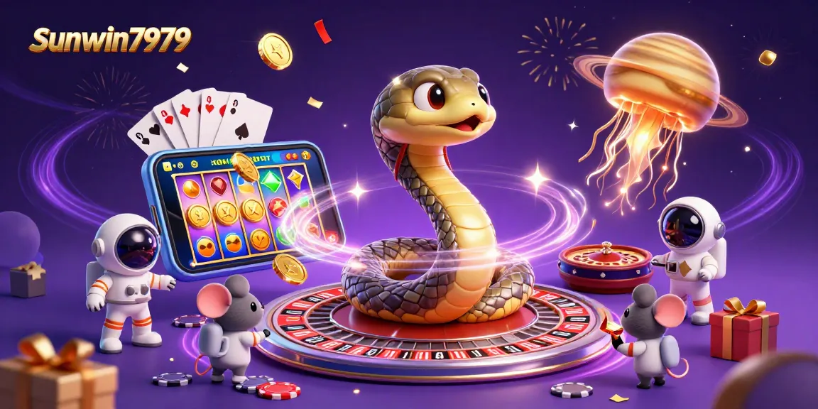 Experience the thrilling action at sunwin7979 with astronaut mice betting in a cosmic casino.
