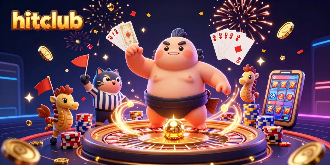 Engage with hitclub's thrilling gameplay featuring colorful casino elements and lively underwater characters.
