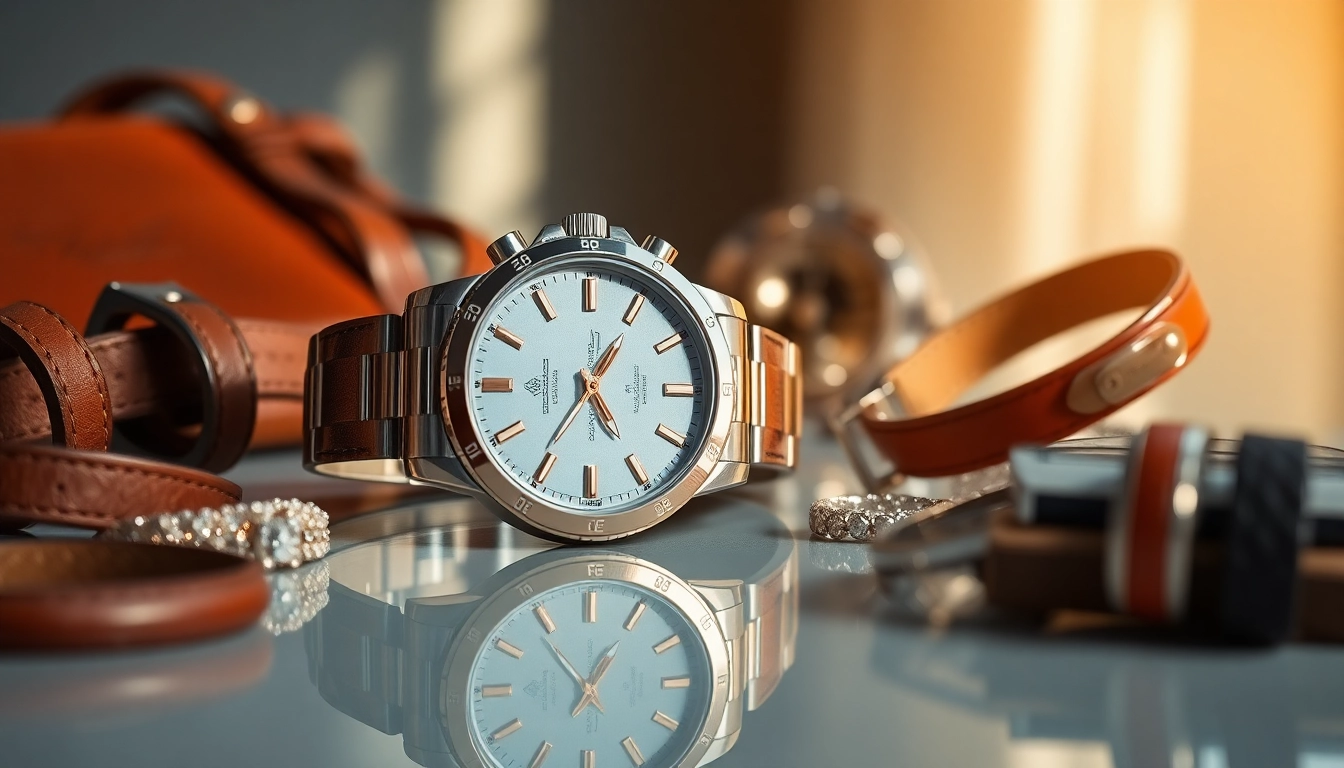 Admire this stunning replica watch, showcasing intricate details on a glossy surface.