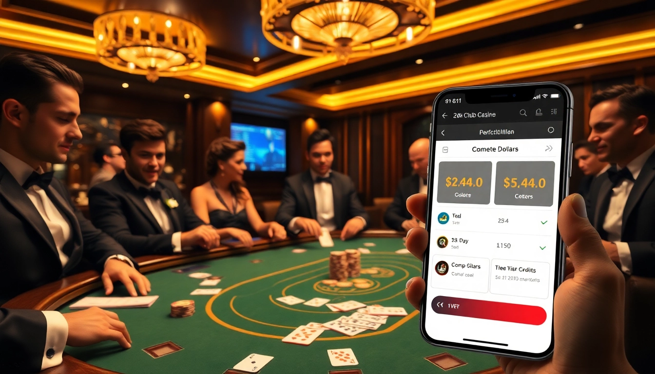 Experience the thrill of gambling with the app 24kclub in a luxurious casino scene.