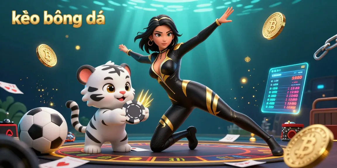 Engage with kèo bóng đá sports betting through vibrant betting elements and dynamic characters.