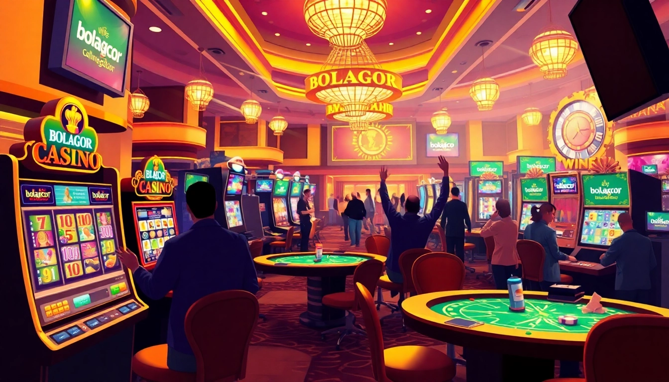 Experience the excitement of bolagacor online gambling with engaging gameplay and vibrant casino atmosphere.