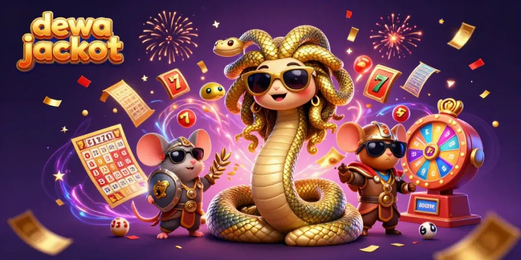 Jelajahi dewa jackpot dengan Medusa dan mouse pejuang di dunia slot penuh warna.