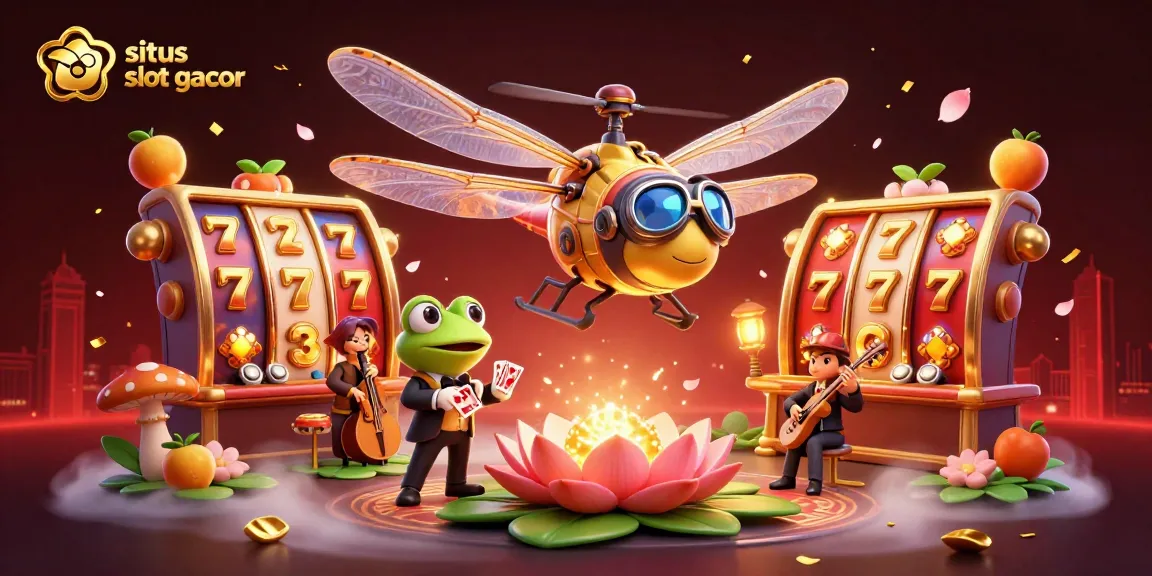 Experience thrilling gameplay at situs slot gacor with vibrant 3D casino elements and lively characters.
