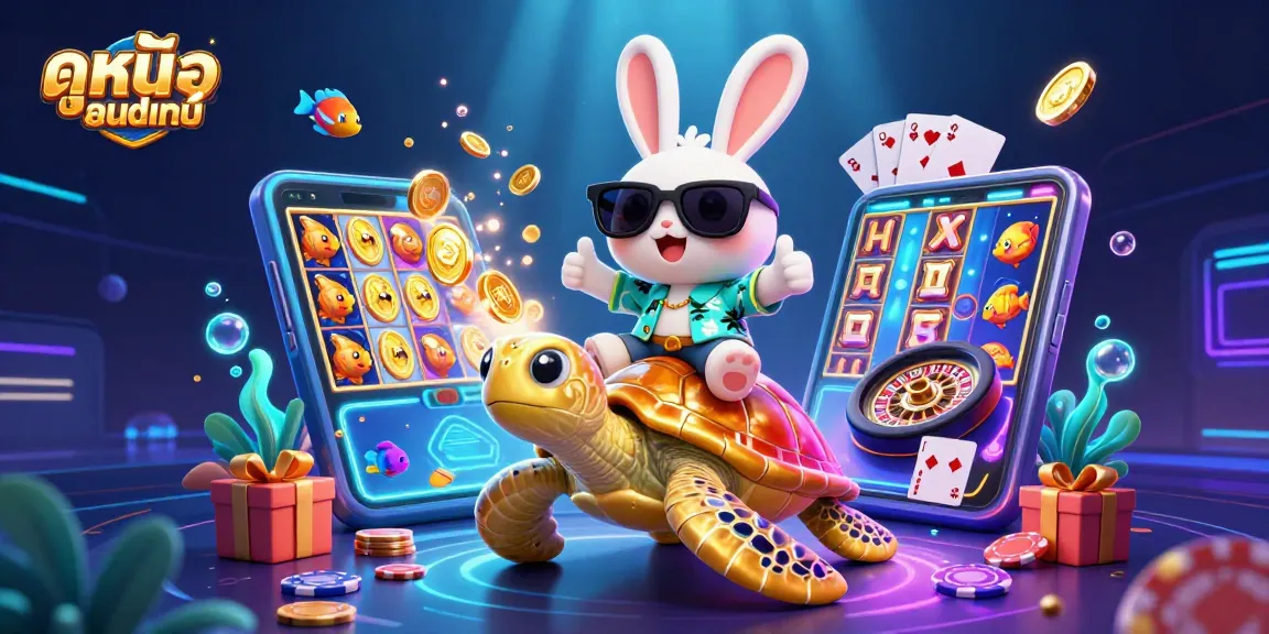 ดูหนังออนไลน์ การเล่นเกมคาสิโนที่สนุกสนานกับกระต่ายนำโชคและเต่าทองคำ