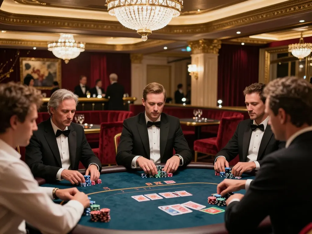 Experience high-stakes gameplay in a luxurious casino setting with slot gacor opportunities.
