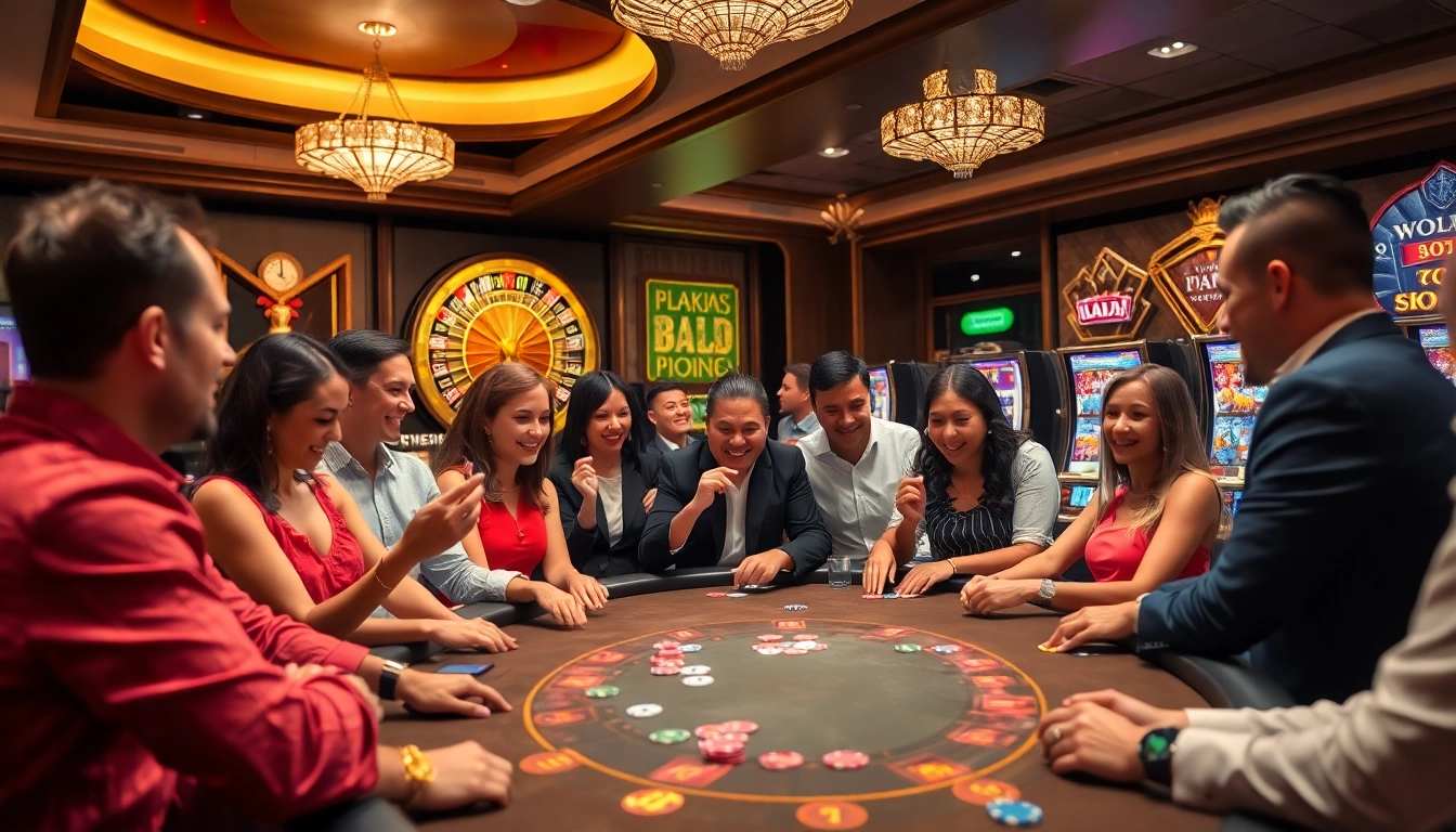 Experience excitement at the go999 casino table with vibrant poker chips and cards in play.