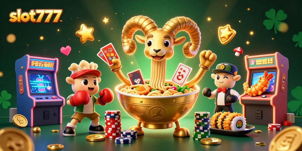 Memenangkan jackpot dengan slot777 pada ilustrasi kasino yang penuh warna dan menarik
