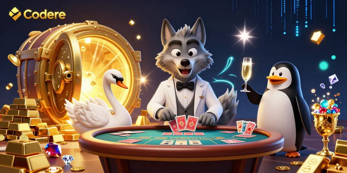 Experience high-stakes betting action at Codere with elegant characters and luxurious casino elements.