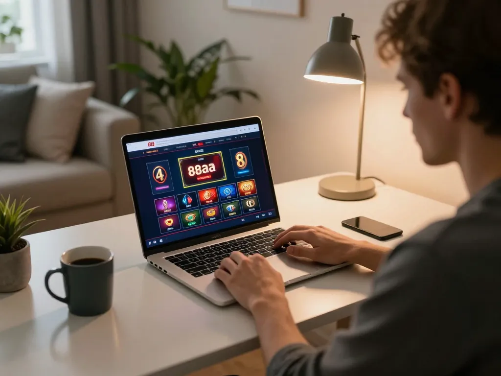 The player engaging with the 88aa chính thức online casino platform shows focused betting strategies in action.