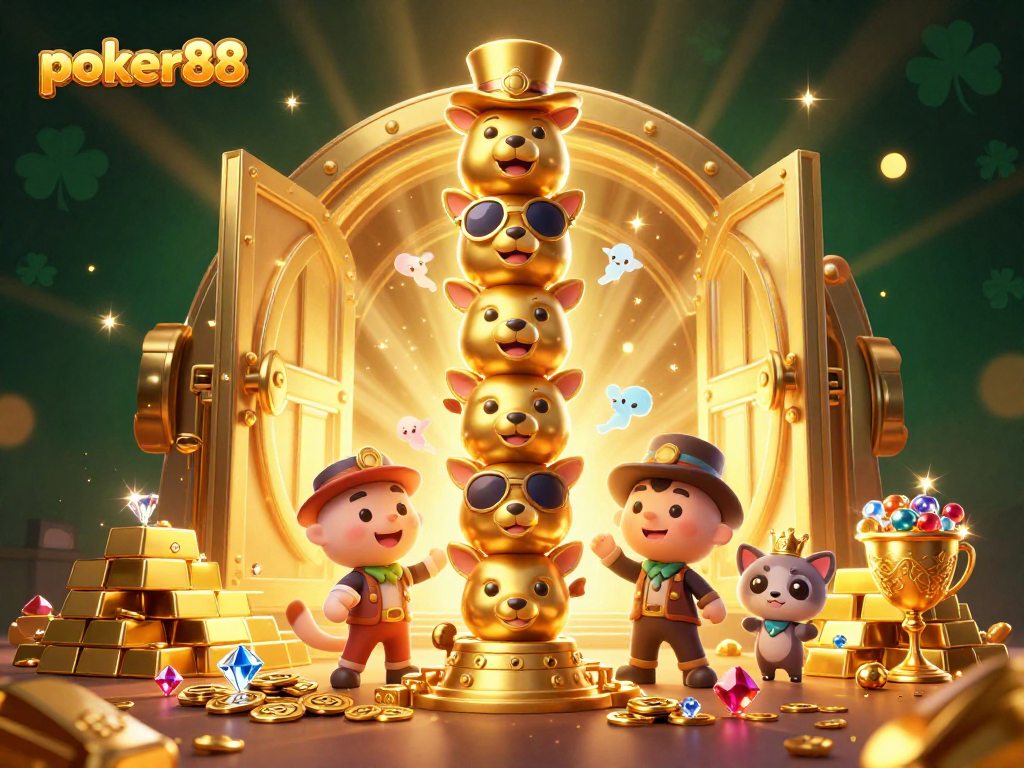 Menggoda pemain di poker88 dengan ilustrasi hewan totem main yang corak khas kasino.