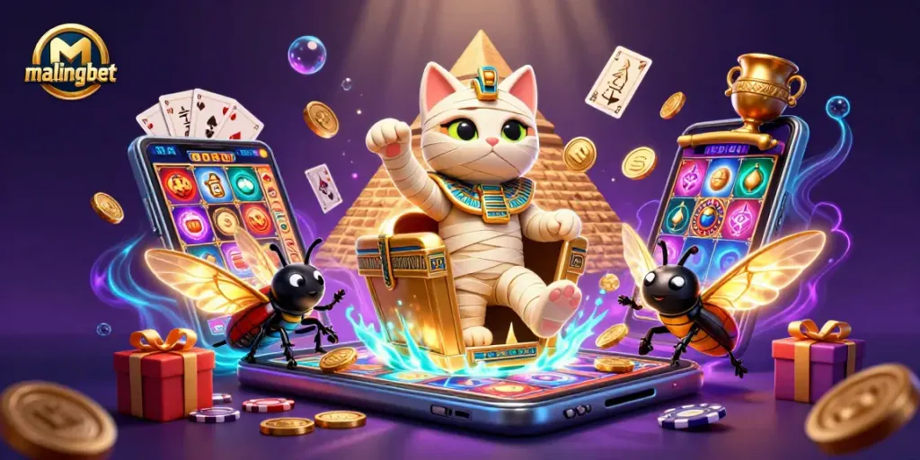 Menangkan permainan slot dengan malingbet dalam ilustrasi kasino ajaib.