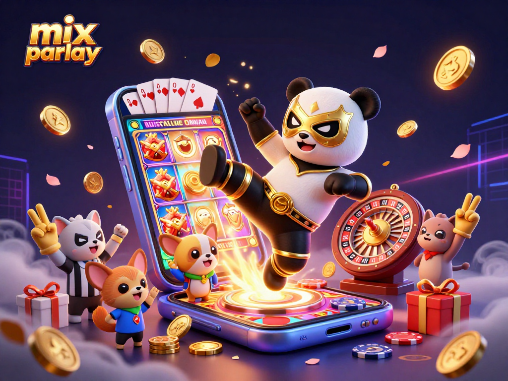 Place your bets with mix parlay in this dynamic 3D illustration showcasing exciting betting action.