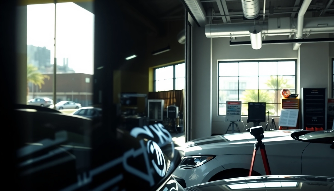 Enhance your vehicle with window tinting Cleveland TN showcasing expert installation.