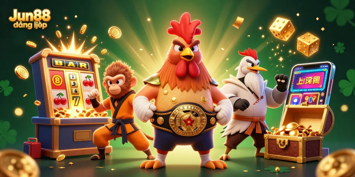 Engage in thrilling gaming with Jun88 đăng nhập while enjoying the dynamic casino scene filled with vibrant characters and elements.
