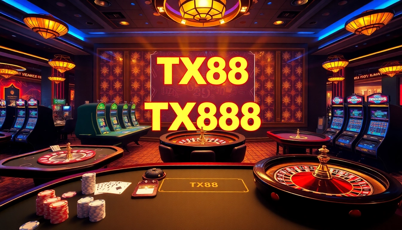 Place bets on thrilling games at https://tx88.link/ in a vibrant online casino atmosphere.