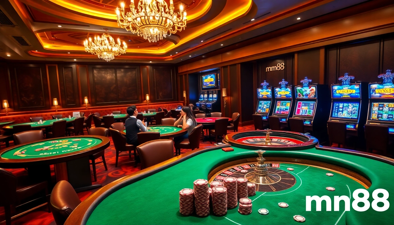 Experience the excitement of mm88 at a premium casino with vibrant games and elegant ambiance.