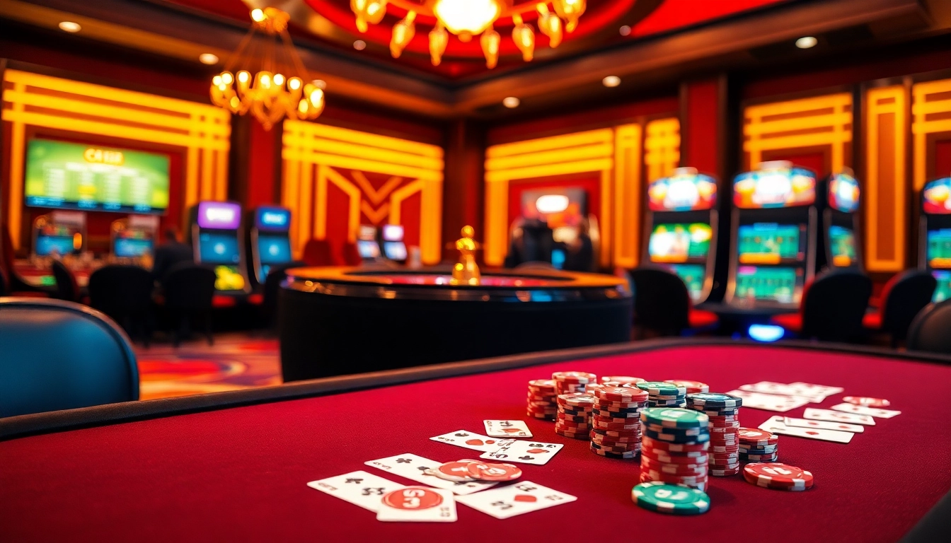 Experience the excitement of C168 with luxurious casino action and vibrant gaming elements.