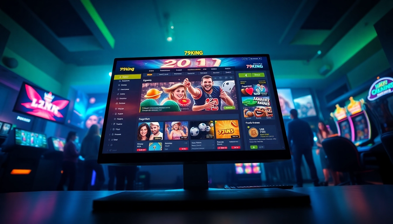 Experience the thrill of online betting at 79king with dynamic gaming visuals and exciting atmosphere.