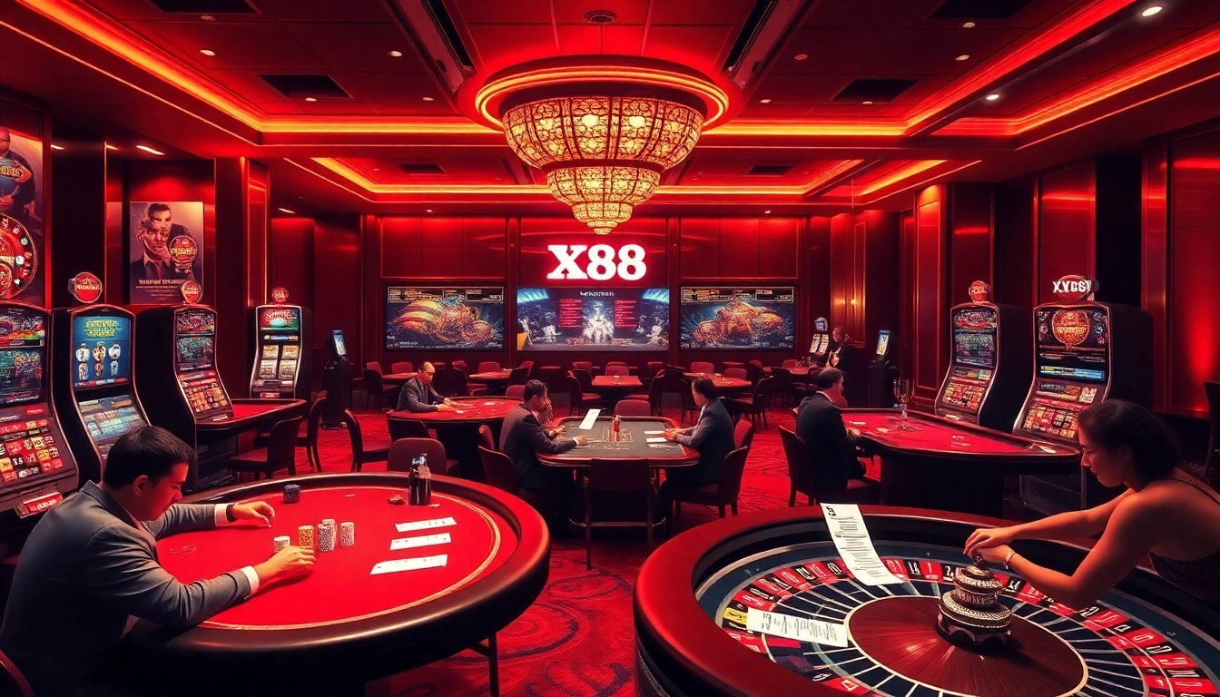 Experience high-stakes gaming excitement at XX88 with engaging casino action and vibrant visuals.