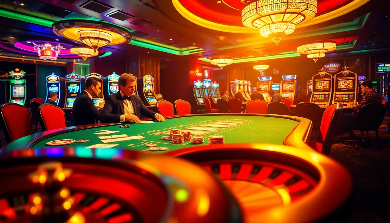 Experience exhilarating gameplay at the casino with c1688’s poker tables and dazzling slot machines.
