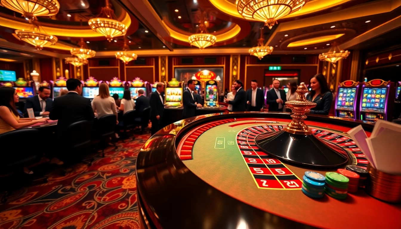 Experience thrilling action at new 88's top-tier casino with vibrant roulette and slot machines.