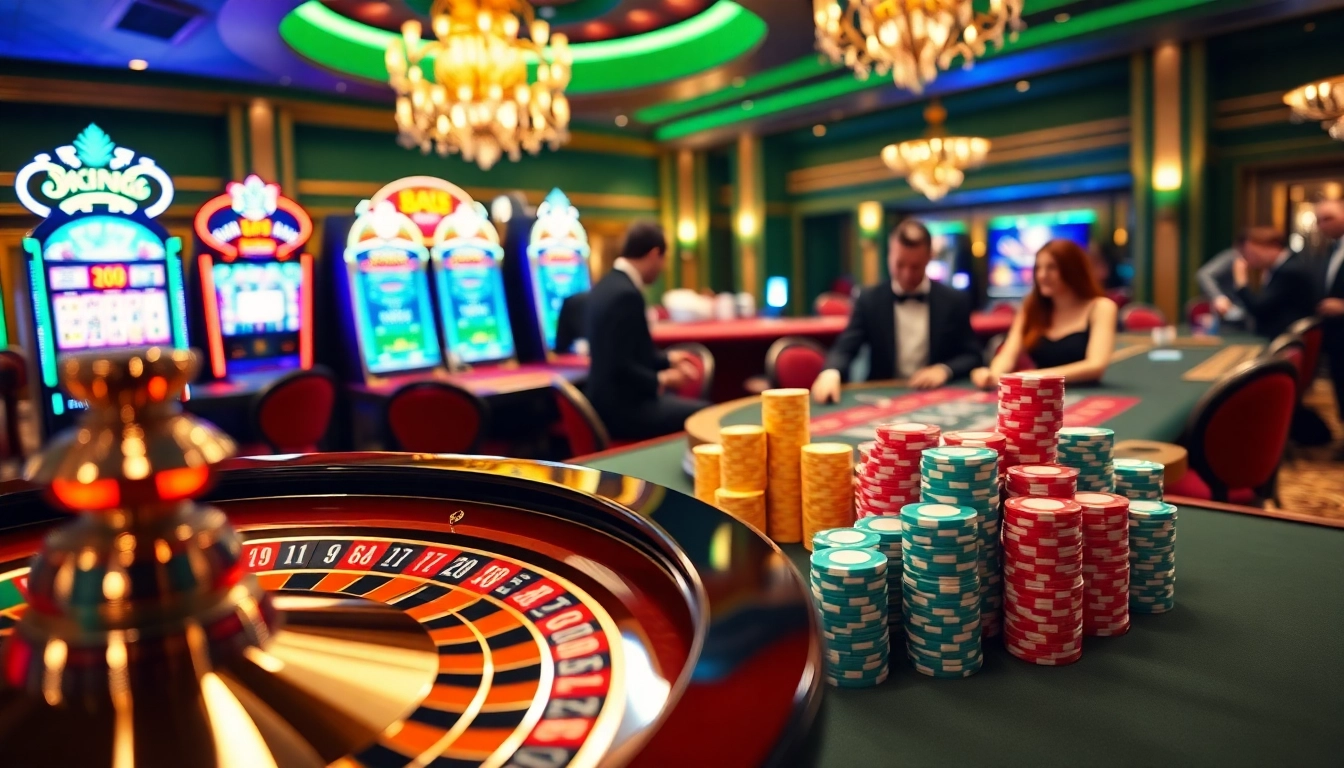 Tham gia trải nghiệm Bet VIP đầy phấn khích tại một casino sang trọng, với nhiều trò chơi sôi động.